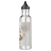 Wasserfarbe Sloth Moon Crown Edelstahlflasche (Rechts)