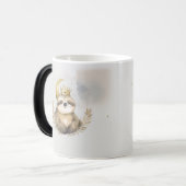 Wasserfarbe Sloth Moon Crown Verwandlungstasse (Vorderseite Links)