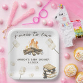 Wasserfarbe S'more Babydusche Pappteller (Party)