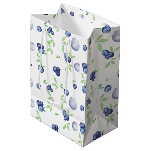 Wasserfarbe Sommerblühbirnen  Mittlere Geschenktüte (Vorderseite Schrägansicht)