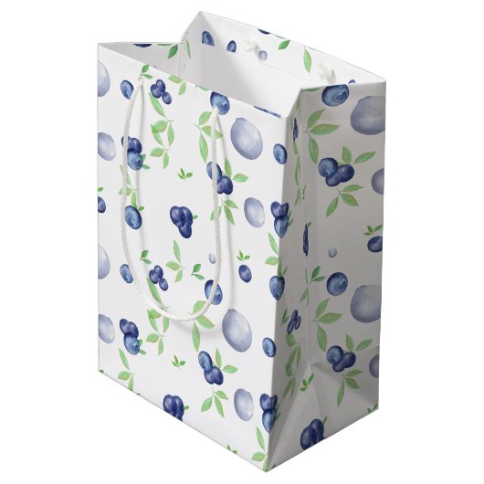 Wasserfarbe Sommerblühbirnen  Mittlere Geschenktüte (Rückseite Schrägansicht)