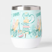 Wasserfarbe Sommersurf Party (Rückseite)