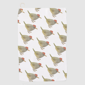 Wasserfarbe Songbird Mountain Tailorbird Golfhandtuch