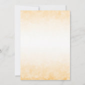 Wasserfarbe Sonnenblumen Einladung (Rückseite)