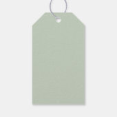 Wasserfarbe Sonnenblumen Kinderdusche Liebesmarken Geschenkanhänger (Rückseite)