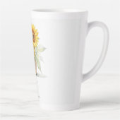 Wasserfarbe Sonnenblumen Personalisiert Newlywings Milchtasse (Rechts)
