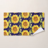 Wasserfarbe Sonnenblumen Van Gogh Style Badhandtuch Set (Handtuch)