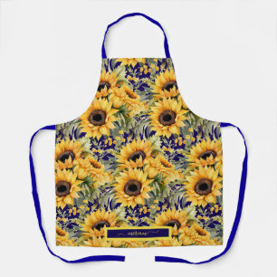 Wasserfarbe Sonnenblumen Van Gogh Style Schürze