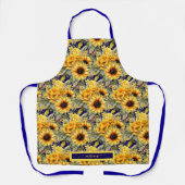 Wasserfarbe Sonnenblumen Van Gogh Style Schürze (Vorderseite)