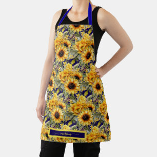 Wasserfarbe Sonnenblumen Van Gogh Style Schürze