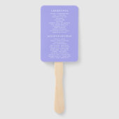 Wasserfarbe Spanische Fiesta Hochzeit Fächer (Rückseite)