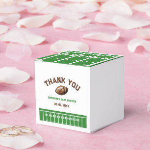 Wasserfarbe Sport Football Baby Dusche Geschenkschachtel