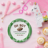 Wasserfarbe Sport Football Baby Dusche Pappteller (Party)