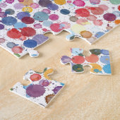Wasserfarbe-Spritzen-Punkt-Muster Puzzle (Seite)