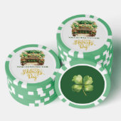 Wasserfarbe St. Patrick's Day Pub Party Pokerchips (Stapel)