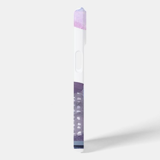 Wasserfarbe Stadt Skyline Case-Mate iPhone Hülle (Rückseite / Rechts)