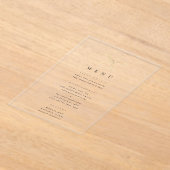 Wasserfarbe Starfish Elegant Hochzeitliches Akroli Acryleinladungen (Ablage )