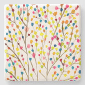 Wasserfarbe Steinuntersetzer (Vorderseite)