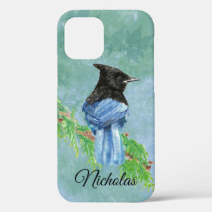 Wasserfarbe Stellar Jay Bird Art Collection Case-Mate iPhone Hülle
