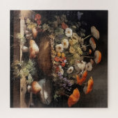 Wasserfarbe Stillleben mit Puzzles (Horizontal)