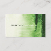 Wasserfarbe Stilvoll Beruflich Visitenkarte (Vorderseite)