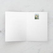 Wasserfarbe Stonechat Bird Happy Birthday Vater Karte (Innenseite)