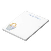 Wasserfarbe Strandtasche Notizblock (Rotiert)