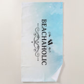 Wasserfarbe Strandtuch (Vorderseite)