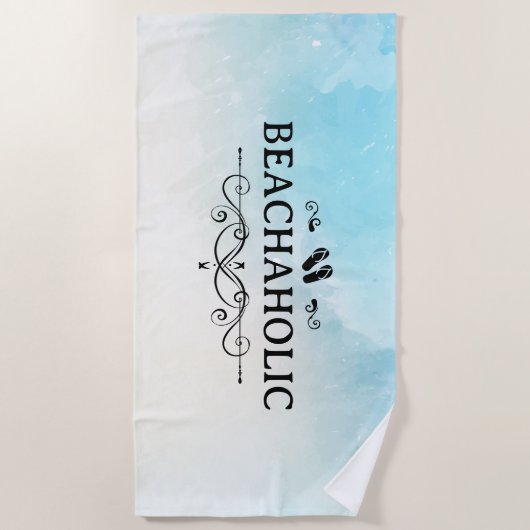 Wasserfarbe Strandtuch (Vorderseite)