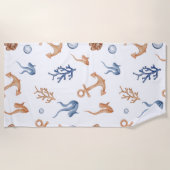 Wasserfarbe Strandtuch (Vorderseite)