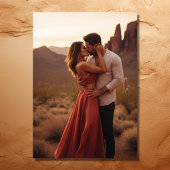 Wasserfarbe Südwestwüste Foto Hochzeit Save The Date