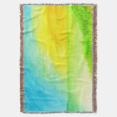 Wasserfarbe "Sundown Borderline" Decke (Vorderseite Vertikal)