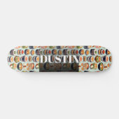 Wasserfarbe Sushi Personalisiert Skateboard (Horizontal)