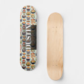 Wasserfarbe Sushi Personalisiert Skateboard (Vorderseite)