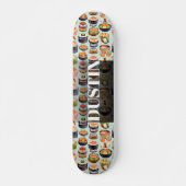 Wasserfarbe Sushi Personalisiert Skateboard (Vorne)