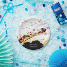 Wasserfarbe Süße Donut Geburtstag