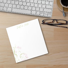 Wasserfarbe Süße Erbse Notizblock