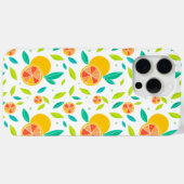 Wasserfarbe Süße Orangen Muster Case-Mate iPhone Hülle (Rückseite (Horizontal))
