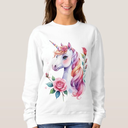 Wasserfarbe Sweatshirt (Vorderseite)