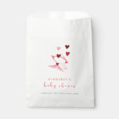 Wasserfarbe Sweet Heart Letter Kinderdusche Geschenktütchen (Vorderseite)