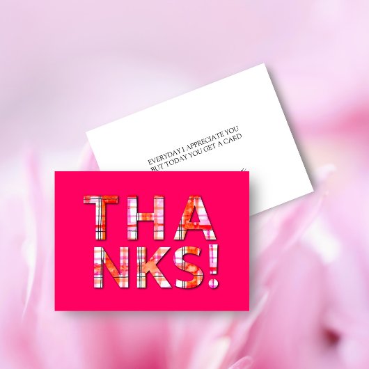 Wasserfarbe Tartan Kariert Pinks Muster Danke