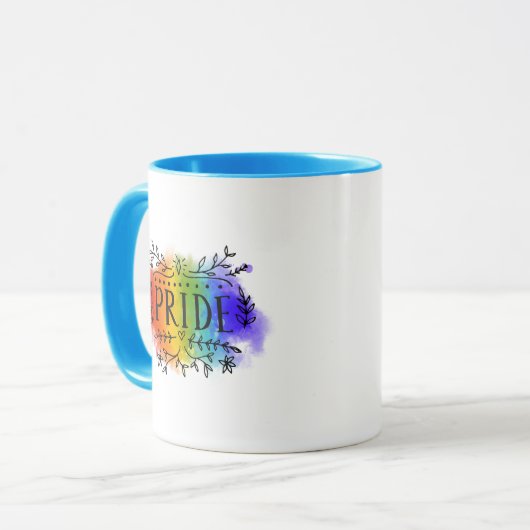 Wasserfarbe Tasse (Vorderseite Links)