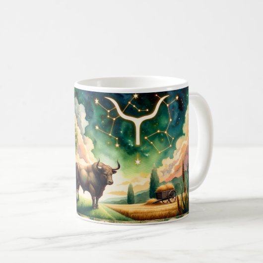 Wasserfarbe Taurus Kaffeetasse (VorderseiteRechts)