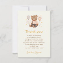 Wasserfarbe Teddy Bear Baby Dusche