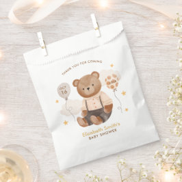 Wasserfarbe Teddy Bear Baby Dusche Geschenktütchen