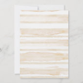 Wasserfarbe Teddy Bear Balloons ElfenbeinBaby Dusc Einladung (Rückseite)