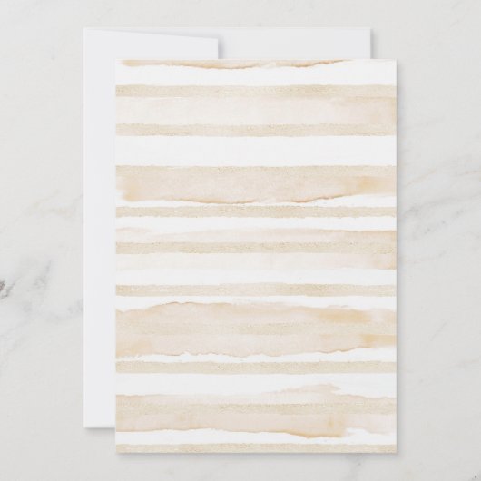 Wasserfarbe Teddy Bear Balloons ElfenbeinBaby Dusc Einladung (Rückseite)