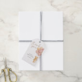 Wasserfarbe Teddy Bear Balloons Geschenkanhänger (Mit Garn)