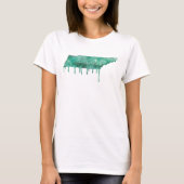 Wasserfarbe Tennessee Form - Muddy Pond - JS T-Shirt (Vorderseite)