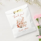 Wasserfarbe Terracotta Blume fallen Danke Geschenktütchen (Versiegelt)